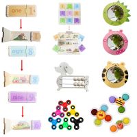 【jw】☏∏  Baby Sensory Activity Board Accessories Kids Digital Cognition Educational Teaching Aids Busy