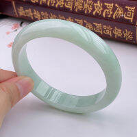 zheru jewelry natural Burmese jadeite light color 54mm-64mm celet elegant princess jewelry for mother to girlfriend