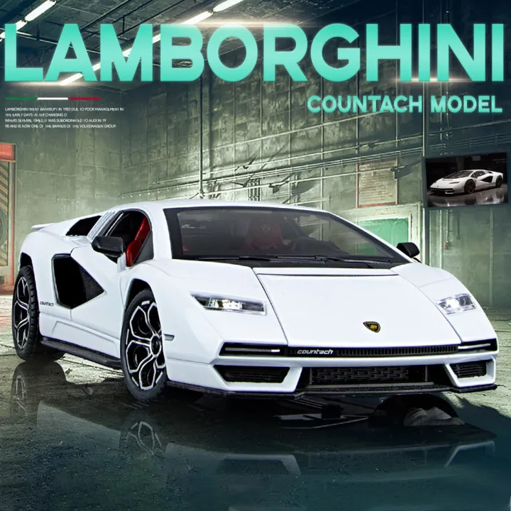 RUM】1:24 Scale Lamborghini Countach LPI 800-4 Alloy Car Model Light & Sound  Effect Diecast Car Toys for Boys Birthday Gift Kids Toys Car Collection |  Lazada PH