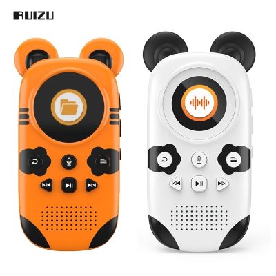 RUIZU เครื่องเล่น MP3บลูทูธ X31 X30,1.5นิ้ว16G/32G มินิน่ารักสำหรับเด็กการ์ดสนับสนุน TF วิทยุนาฬิกาปลุก