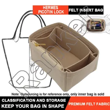 Organizer for [PETIT BUCKET Bag] Purse Insert, Bag Base Shaper