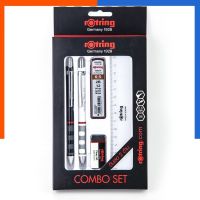 Rotring ปากการอตติ้ง ดินสอรอตติ้ง ชุดเครื่องเขียน 5 ชิ้น ยางลบ ไม้บรรทัด รอดติ้ง RTG COMBO SET FOR 5PCS-A US.Station