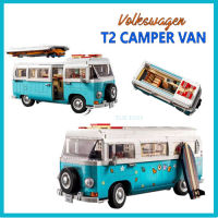 ตัวต่อเลโก้จีน รถตู้ Volklwagen T2 Camper Van No.22666  2207pcs+ACSO ตัวต่อราคาถูกงานสวย