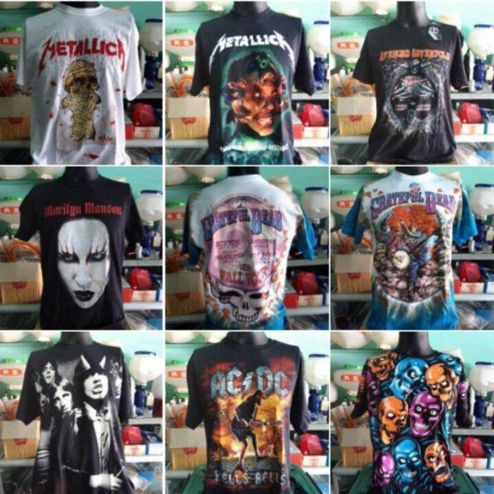 เสื้อวง-iron-maiden-สื้อวงเมทัลลิกาmetallica-เอซี-ดีซี-ac-dc-slipknot-เสื้อยืดวงร็อค-ไซส์ยุโรป-เสื้อร็อคงานลิขสิทธิ์แท้