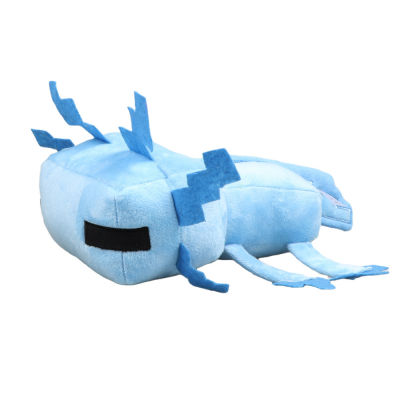 30เซนติเมตรสีฟ้า Axolotl ของเล่นนุ่มยัดไส้สัตว์การ์ตูน Plushie Axolotl ตุ๊กตาเด็กผู้ใหญ่ Gamer ของขวัญวันเกิดตกแต่งบ้าน