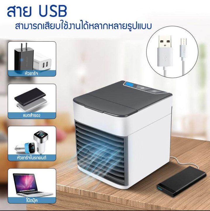 เครื่องทำความเย็น-arctic-air-air-mini-ประหยัดค่าไฟx2-ใช้กับไฟบ้าน-หรือเพาเวอร์แบงค์-คุ้มกว่าเดิม-แอร์มินิ-เครื่องทำความเย็น-แอร์พกพา-แอร์ตั้งโต๊ะขนาดเล็ก-พัดลมไอเย็น-พัดลมแอร์เย็น-ไอเย็น-ขนาดเล็ก-พกพา