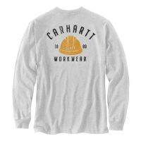 COD  ღCarhartt ใหม่ เสื้อยืดแขนยาว คอกลม ระบายอากาศ คลาสสิก ฤดูใบไม้ร่วง สําหรับผู้ชาย 4821104535♘