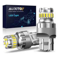 【CW】 AUXITO 2Pcs 7443 W21/5W 7440 W21W Bulb No Error 1156 1157 T20 T25 3157 Super Reverse