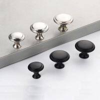 【LZ】✻✐  20 Pcs Mini Knob Cabinet Handles Stainless Steel Drawer Hand Pulls Replacement Furniture Door Hardware Black Silver DIY Knobs