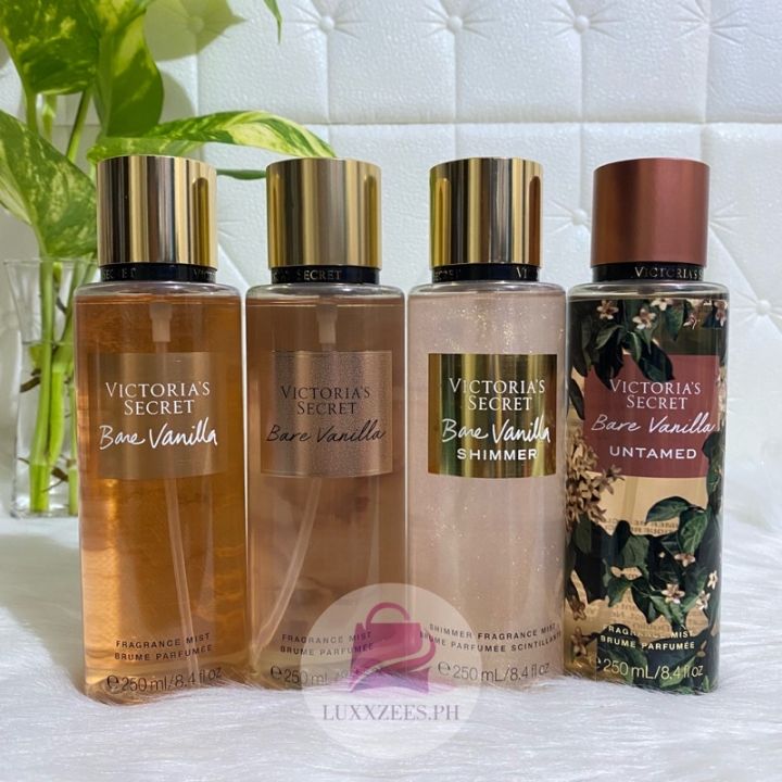 Authentic Original Victorias Secret Bare Vanilla Body Mist And Body Lotion Lazada PH