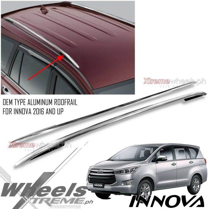 Toyota Innova 2016 - 2023 Oem Roof Rail / Rail Guard Alluminum ( innova ...