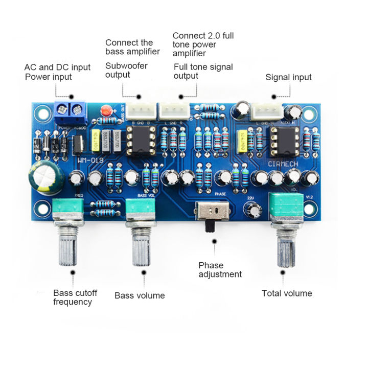 บอร์ดเครื่องขยายเสียงแผงวงจรได้รับการออกแบบมาเพื่อความสะดวกในการใช้งานซับวูฟเฟอร์พรีแอมป์บอร์ดสำหรับอุปกรณ์เครื่องดนตรีเครื่องเล่น