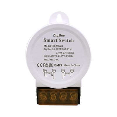 ZigBee Smart Switch Light Tuya/Smart Life App Support Voice Control 30A Voltage AC 90-250V