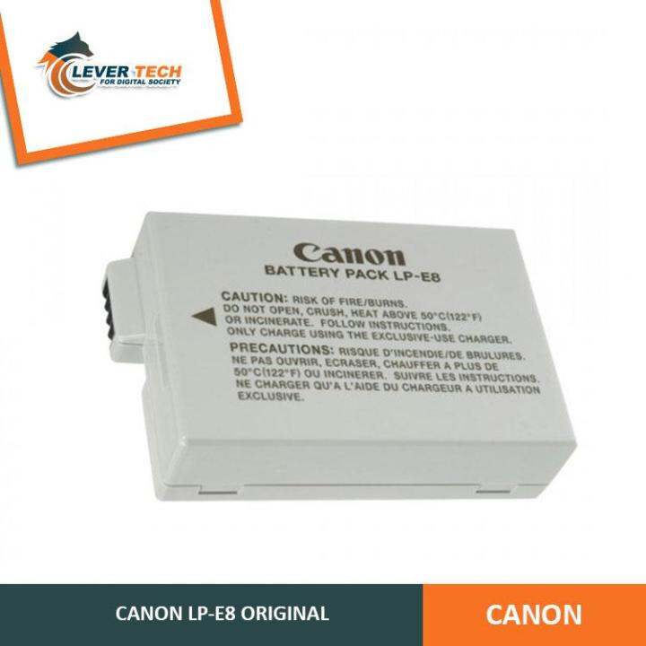 Canon Battery LPE8 Original Putih Lazada Indonesia