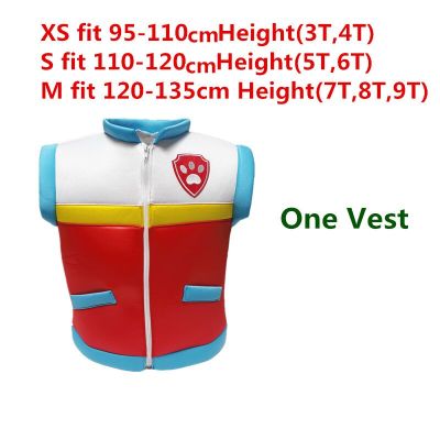 Disney Anime Captain Ryder Cosplay Costume Vest Boys Children Kids Birthday Carnival Party Coat