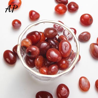 50g/Bag Natural Gemstone Carnelian Polished Tumbled Gravel Stone Crystal Healing Reiki Minerals Home Aquarium Decoration