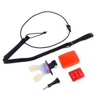 Watersports Mouth Mount Kit for GoPro Mouth Mount Floaty Sponge Safety Sling