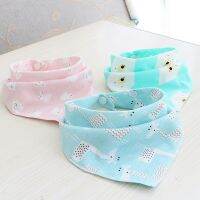 【DT】hot！ Cotton Bandana Bibs Baby Babador Feeding Smock Infant Burp Cloths Cartoon Saliva Eating Accessory