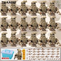 Compatible with LEGO building blocks military figure boy assembled special forces police puppet soldier childrens educational toys