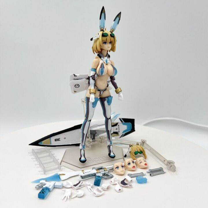 figma-530ชุดกระต่ายการวางแผน-sophia-f-สั่นหุ่นสาวอะนิเมะโซเฟีย-f-shirring-ของเล่นตุ๊กตาโมเดลสะสมตุ๊กตาขยับแขนขาได้