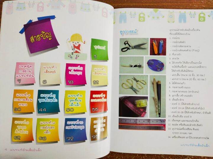 หนังสือฝึกสอน-pattern-แพทเทิร์นเสื้อผ้าเด็ก-ฉบับสุดคุ้ม