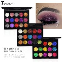 15 Colors Eye Shadow Plate Makeup Matte Luminous Eyeshadow Waterproof Sweatproof Shimmer Long Lasting Eyeshadow Plate