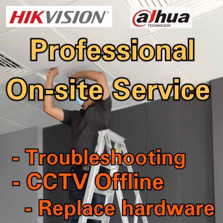 Professional CCTV OnSite Services For hikvision Dahua Camera