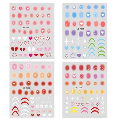 Nail Stickers For Women Nail Design Stickers Nail Decals Nail Art Various Patterns Self-Adhesive Design Free DIY Perfect For Bod landmark