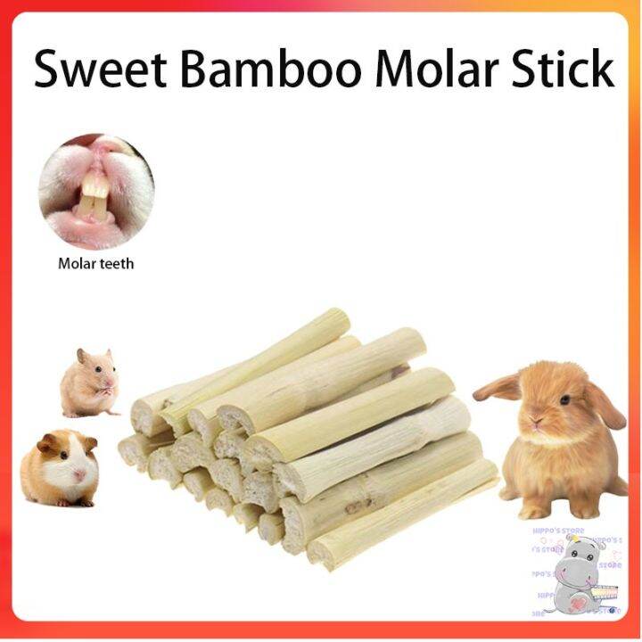 Sweet Bamboo Molar Sticks 100g for Chinchilla, Guinea Pigs, Hamsters