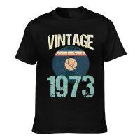 Knitted Vintage Retro Fashion 1973 46Th Birthday Record Vinyl Mens Short Sleeve T-Shirt