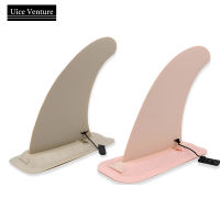 Surf Fins 9 "ISUP Fin Center Fin Single Fins ครีบกระดานโต้คลื่นสีเทาสำหรับบอร์ดพายพอง