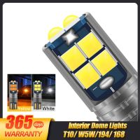 2Pcs T10 W5W LED Bulbs Led Lights For Car Interior Accessories Wedge Parking Lamp Tail Reverse Light 3000K 6000K White 12V 24V