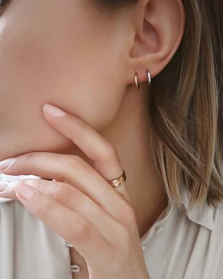 Daniel Wellington Elan Earrings Rose Gold - Earrings for women and men - Jewelry collection - Unisex ต่างหูTH