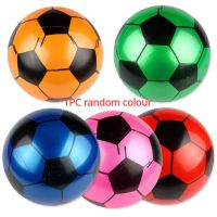 22cm Children Soccer Ball Multicolor PVC Inflatable Hand Pat Football Sports Matches Training Outdoor Games Beach Elastic Balls