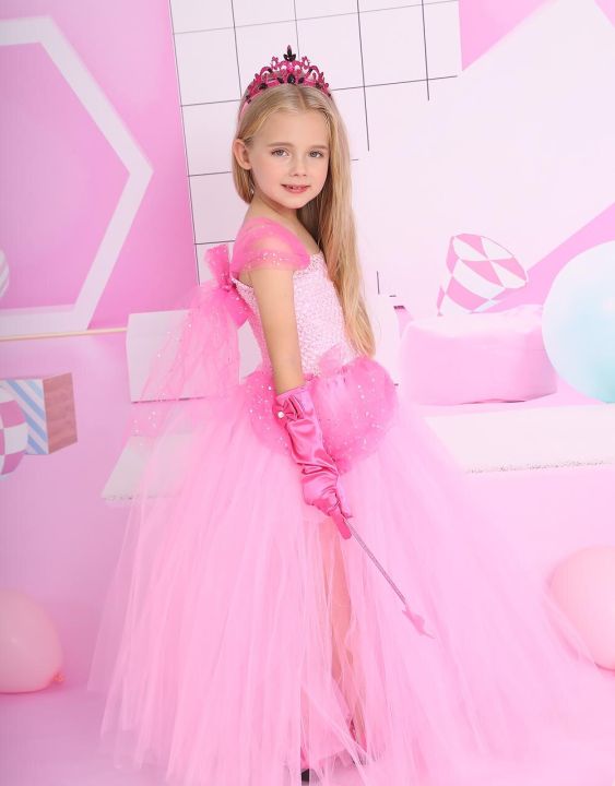princess-peach-costume-girls-birthday-outfit-tulle-dress-kids-halloween-cosplay-party-dresses-fairy-tales-dress-up-tutu-dress
