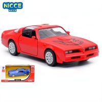 Nicce ของสะสมโมเดลรถของเล่นโมเดลรถยนต์สปอร์ตโลหะหล่อจากโลหะผสมแบบคลาสสิก Pontiac Firebird รุ่น1:36 F99ของขวัญสำหรับเด็ก