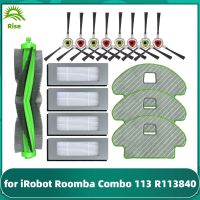 HOT LOZKLHWKLGHWH 576[มาแรง] สำหรับ IRobot Roomba Combo 111 / 113 R113840แปรงด้านข้างหลักตัวกรอง Hepa ไม้ถูพื้นอะไหล่หุ่นยนต์อุปกรณ์เสริมสุญญากาศ