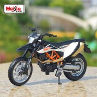 Maisto 1:18 KTM 690 SMC R โมเดลรถจักรยานยนต์แข่งอัลลอยด์แบบจำลองสูงรถจักรยานยนต์ถนนโลหะหล่อจากโลหะแบบจำลองของขวัญสำหรับเด็ก