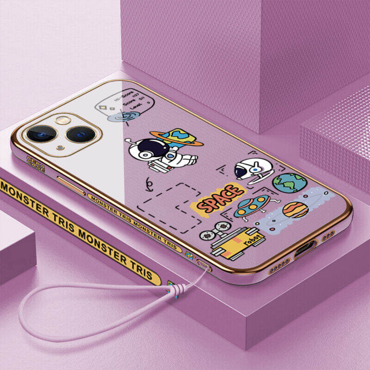 ggk-เคสชุบเคสโทรศัพท์นิ่มลายการ์ตูนนาซ่าอวกาศนักบินอวกาศการ์ตูนฟรีสายคล้องเคสสำหรับ-apple-iphone-15-plus-15-pro-15-pro-max-เคสโทรศัพท์นิ่ม