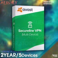 Avast SecureLine VPN 2ปี/5 เครื่อง (Windows,Mac,iOS,Android)