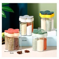 hotx【DT】 Seasoning Jar Plastic Bottle Spice Organizer Outdoor Camping Sets