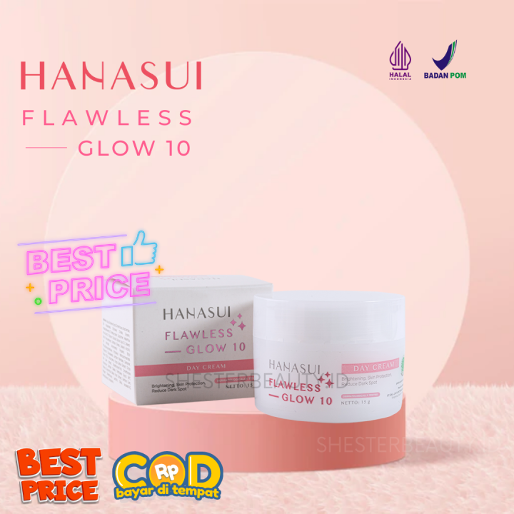 Hanasui Flawless Glow 10 Day Cream Krim Cream Perawatan Wajah Hanasui