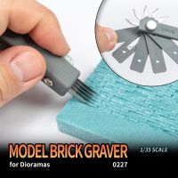 Ceramic Brick Wall Texture Carving Knife Model Brick Carving DIY Parallel Cutting Machine Clay Carving Tool Model Tool