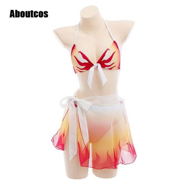 aeozad-aboutcos-demon-slayer-anime-swimsuit-suit-para-mulheres-rengoku-kyoujurou-cosplay-traje-laranja-sexy-kimetsu-no-yaiba-kisatsutai-corps