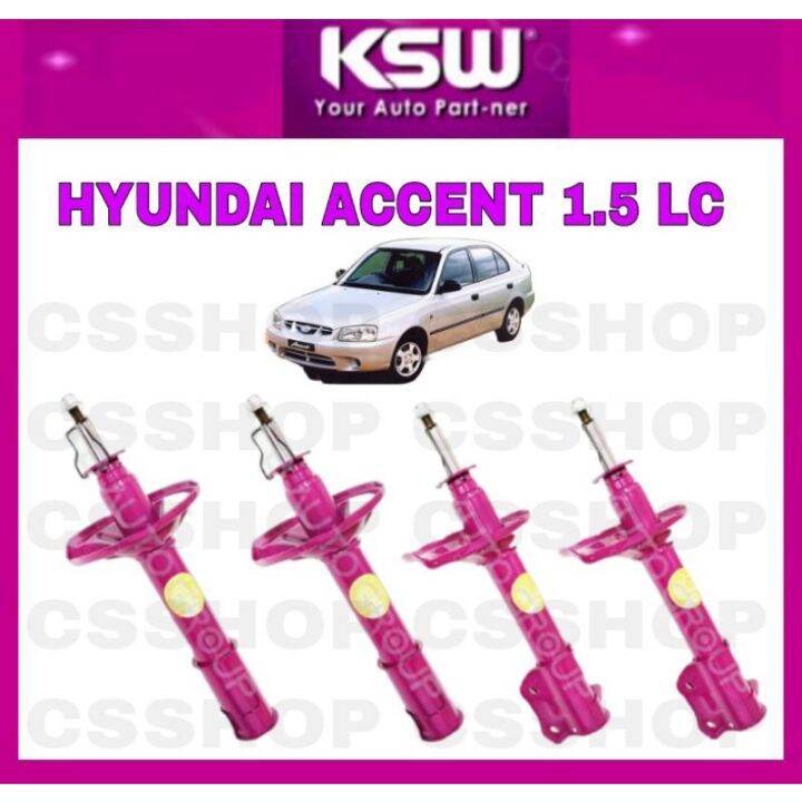 Hyundai Accent 1.5 (19992005) ORIGINAL KSW Absorber Front / Rear HEAVY