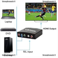 【COD•stro YPBPR To HDMI 1080P to RGB อะแดปเตอร์เสียงวิดีโอ +R/L