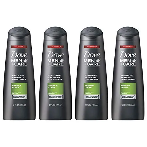 Dove Men+Care 2 in 1 Shampoo and Conditioner, Fresh and Clean, 12 oz, 4  count | Lazada PH