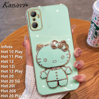 Kanavi เคสโทรศัพท์แฟชั่นสำหรับ Infinix Hot 10 Play Hot 12 12i 12 Hot 12 Hot 12 Play Hot 20 Hot 20 Hot 20 5G 20i ร้อน20S ขายดี20 Play กรอบโทรศัพท์กันกระแทกซิลิโคนแบบนิ่ม