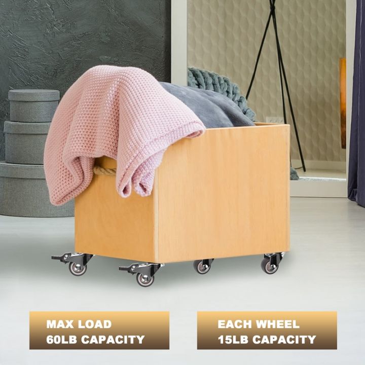 1-set-of-4-furniture-castors-25-mm-heavy-duty-castors-roller-trace-free-small-castors-for-indoor-and-outdoor-us