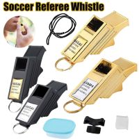 Portable Soccer Referee Whistle for Football Camping Survival Whistles Outdoor Sports Professional Ball-Less Loud Whistles Survival kits